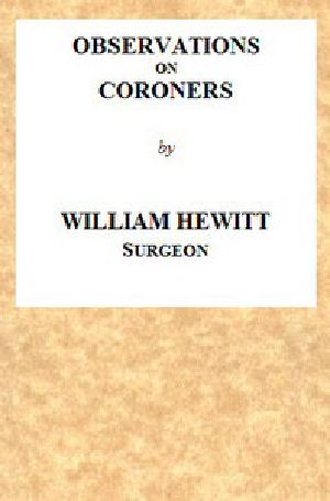 [Gutenberg 58104] • Observations on Coroners